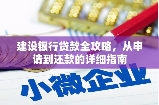 湖西建设银行贷款全攻略，从申请到还款的详细指南