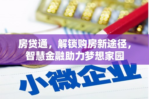 湖西房贷通，解锁购房新途径，智慧金融助力梦想家园