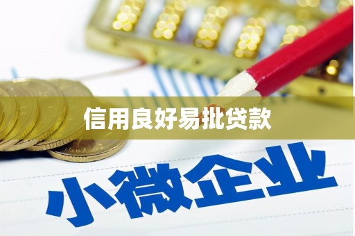 湖西信用良好易批贷款
