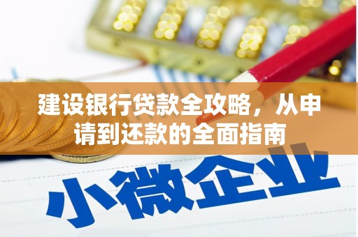 湖西建设银行贷款全攻略，从申请到还款的全面指南