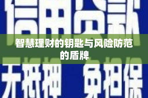 湖西智慧理财的钥匙与风险防范的盾牌