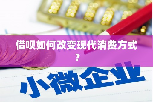 湖西借呗如何改变现代消费方式？