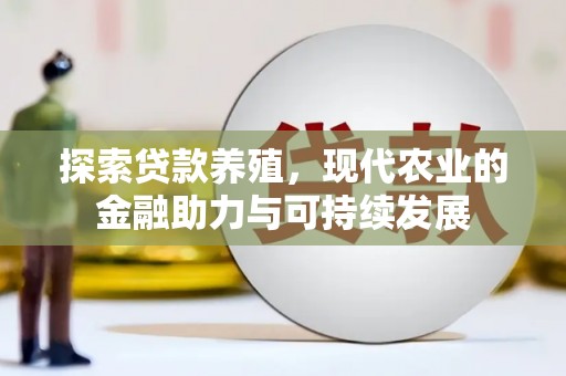 湖西探索贷款养殖，现代农业的金融助力与可持续发展