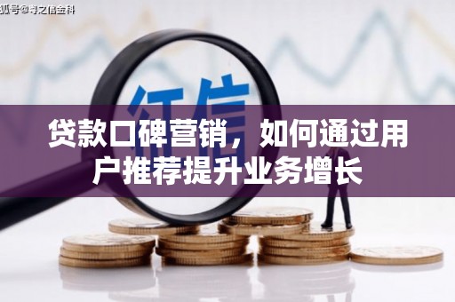 湖西贷款口碑营销，如何通过用户推荐提升业务增长