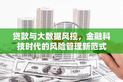 湖西贷款与大数据风控，金融科技时代的风险管理新范式