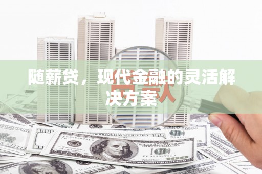 湖西随薪贷，现代金融的灵活解决方案