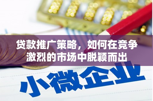 湖西贷款推广策略，如何在竞争激烈的市场中脱颖而出