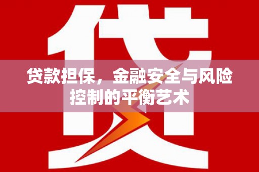 湖西贷款担保，金融安全与风险控制的平衡艺术