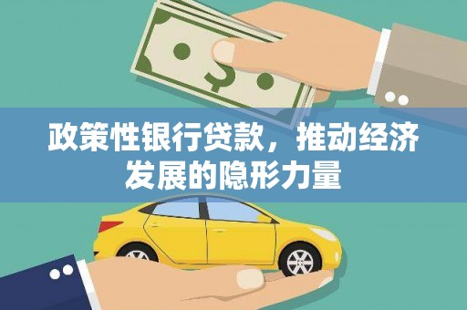湖西政策性银行贷款，推动经济发展的隐形力量