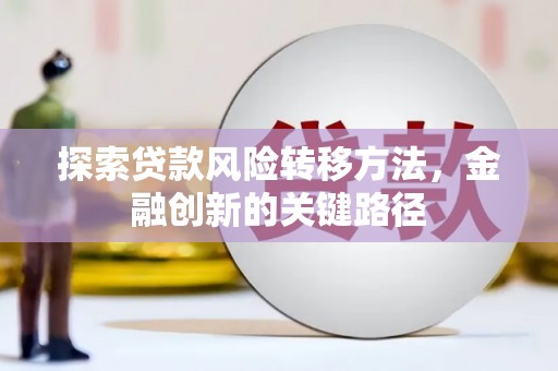 湖西探索贷款风险转移方法，金融创新的关键路径