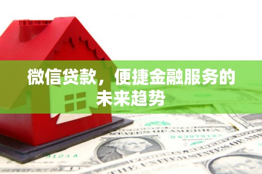 湖西微信贷款，便捷金融服务的未来趋势