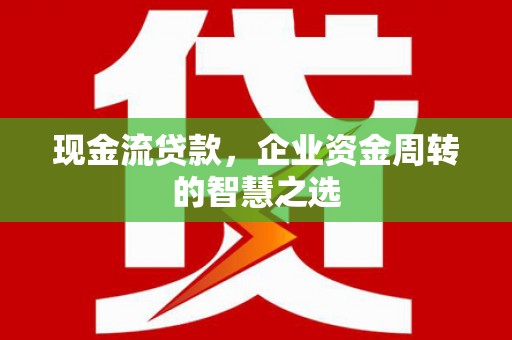 湖西现金流贷款，企业资金周转的智慧之选