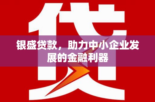 湖西银盛贷款，助力中小企业发展的金融利器