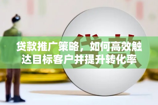 湖西贷款推广策略，如何高效触达目标客户并提升转化率