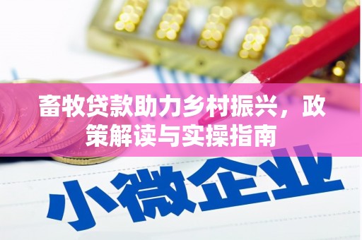 湖西畜牧贷款助力乡村振兴，政策解读与实操指南
