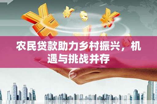 湖西农民贷款助力乡村振兴，机遇与挑战并存