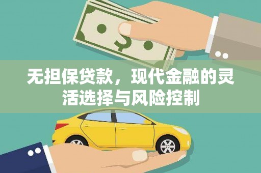湖西无担保贷款，现代金融的灵活选择与风险控制
