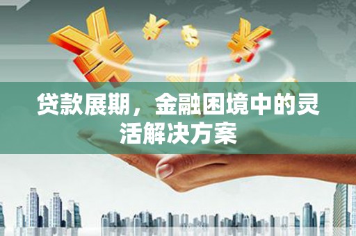 湖西贷款展期，金融困境中的灵活解决方案