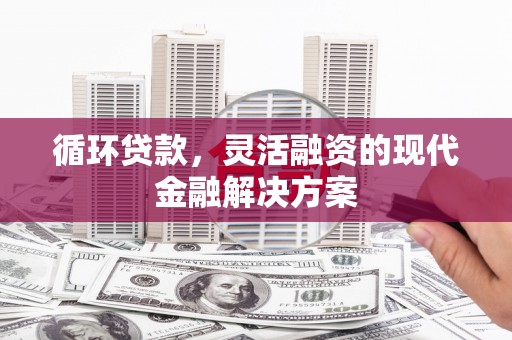 湖西循环贷款，灵活融资的现代金融解决方案