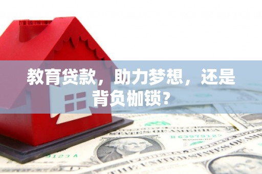 湖西教育贷款，助力梦想，还是背负枷锁？