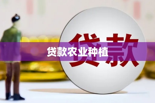 湖西贷款农业种植
