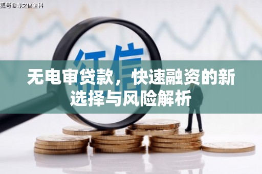 湖西无电审贷款，快速融资的新选择与风险解析