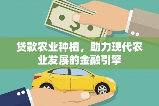 湖西贷款农业种植，助力现代农业发展的金融引擎