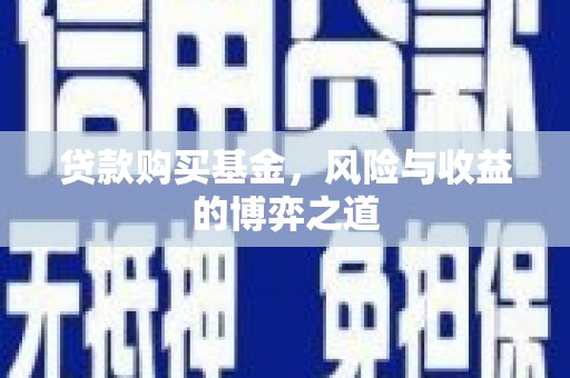 湖西贷款购买基金，风险与收益的博弈之道