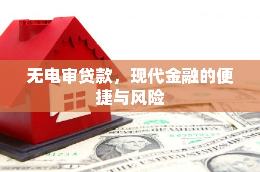 湖西无电审贷款，现代金融的便捷与风险