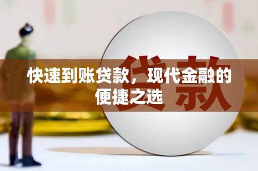 湖西快速到账贷款，现代金融的便捷之选