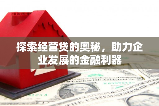 湖西探索经营贷的奥秘，助力企业发展的金融利器