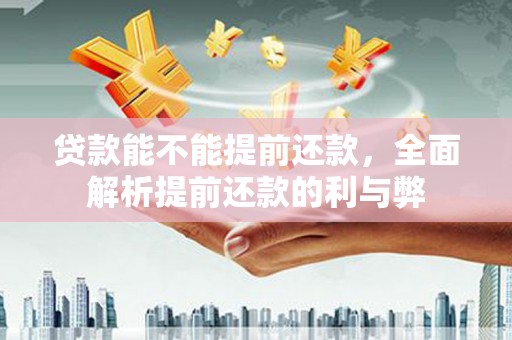 湖西贷款能不能提前还款，全面解析提前还款的利与弊