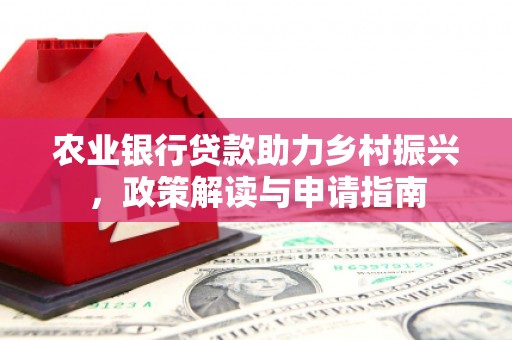 湖西农业银行贷款助力乡村振兴，政策解读与申请指南