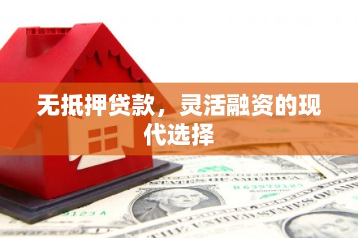 湖西无抵押贷款，灵活融资的现代选择