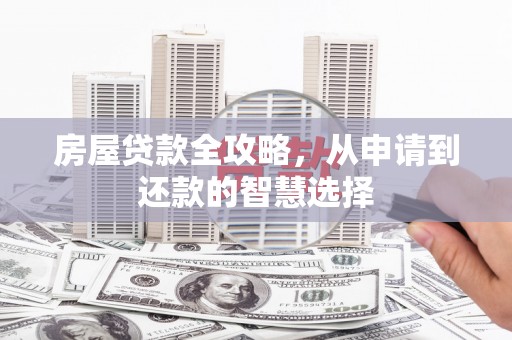 湖西房屋贷款全攻略，从申请到还款的智慧选择