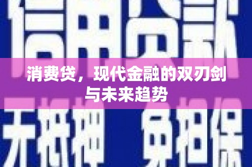 湖西消费贷，现代金融的双刃剑与未来趋势