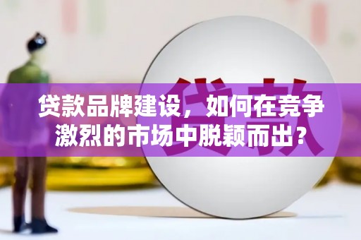 湖西贷款品牌建设，如何在竞争激烈的市场中脱颖而出？
