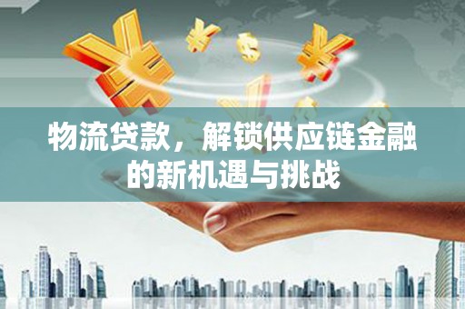湖西物流贷款，解锁供应链金融的新机遇与挑战