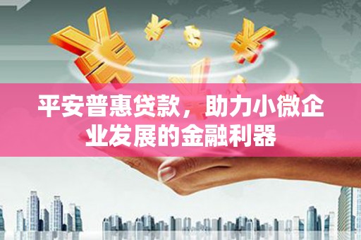湖西平安普惠贷款，助力小微企业发展的金融利器