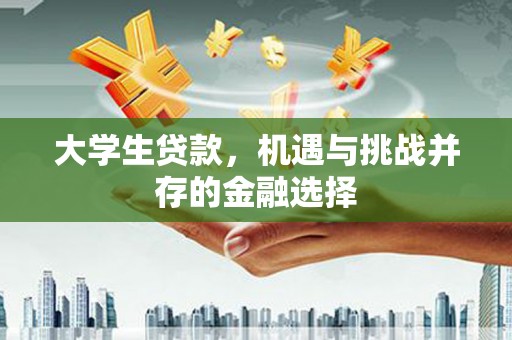 湖西大学生贷款，机遇与挑战并存的金融选择
