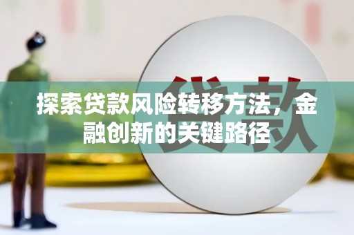 湖西探索贷款风险转移方法，金融创新的关键路径