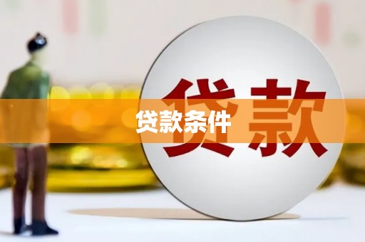 湖西贷款条件
