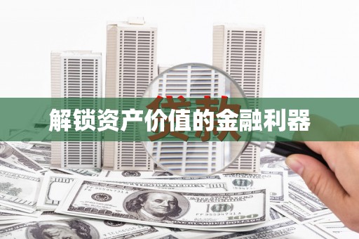 湖西解锁资产价值的金融利器