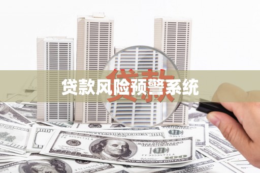 湖西贷款风险预警系统
